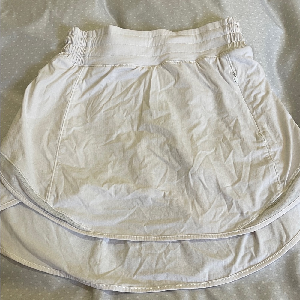 lululemon athletica White High-Low Performance Skirt